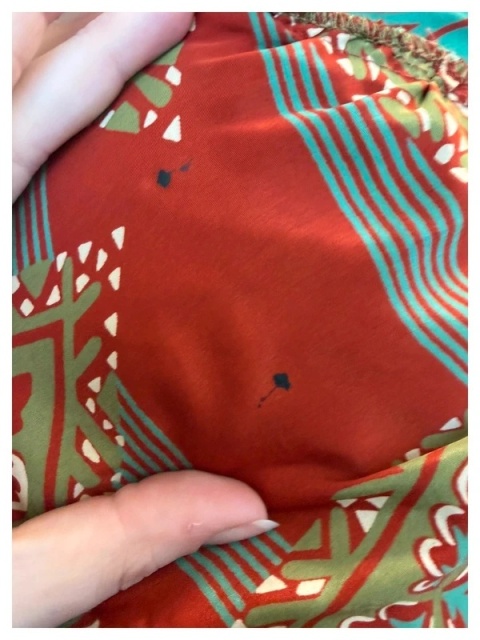 sissel edelbo whisper dress onesize wzorzysta sukienka zielono pomarańczowa